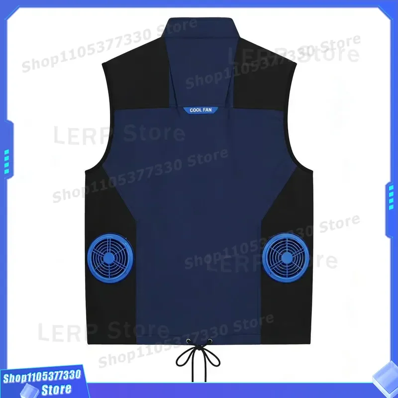 Summer Outdoor Sports Semiconductor Cooling Air Conditioning Clothing Construction Site Fan Work Wear New Cross Border Gear