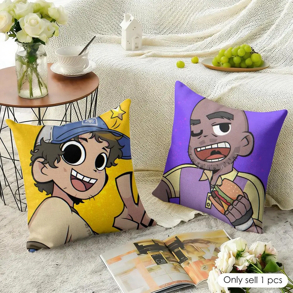 Video Game L-left 4 Dead 2 Cushion Cover Natural Linen Organic Fabric Double-Sided Printing Breathable Perfect For Home Decor
