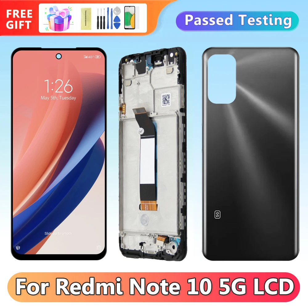 مُعالج شاشة LCD لجهاز Xiaomi Redmi Note 10 5G بحجم 6.5 بوصة – تقييم شامل لنموذج m2103