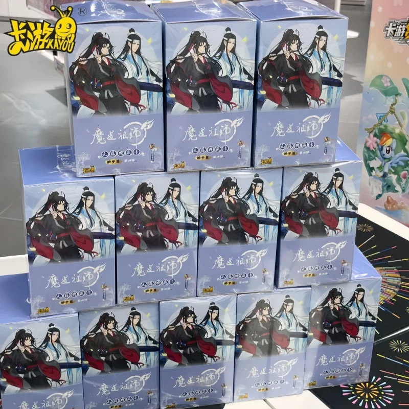 

Новая подлинная фирменная карта Kayou - Mo Dao Zu Shi Lan Wangji Wei Wuxian Drunk Dream Diabolism Founder Acg Коллекционные карты в подарок