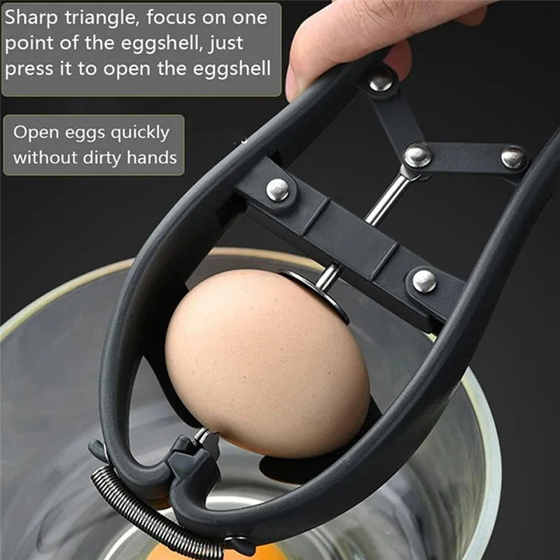 IALJ-Egg Cracker Opener Automaticegg Cracking Tool Easy Eggshell Cuttereggshell Cutter Separatorcreative Kitchen Toolscooking