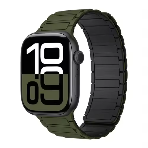 Magnetic Silicone Band for Apple Watch Ultra 3 2 49mm 46mm 42mm 45mm 44mm 40 41mm Strap IWatch Series 11 10 9 8 7 6 SE Bracelet - Image 17