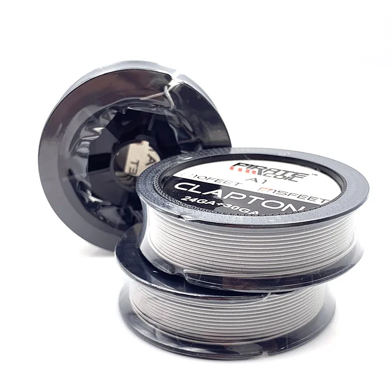Orijinal korsan bobin tel A1 Alien sigortalı Clapton 24GA 28GA 32GA 15 ayaklar DIY bobin RDA Rebuildable için ısıtma tankı