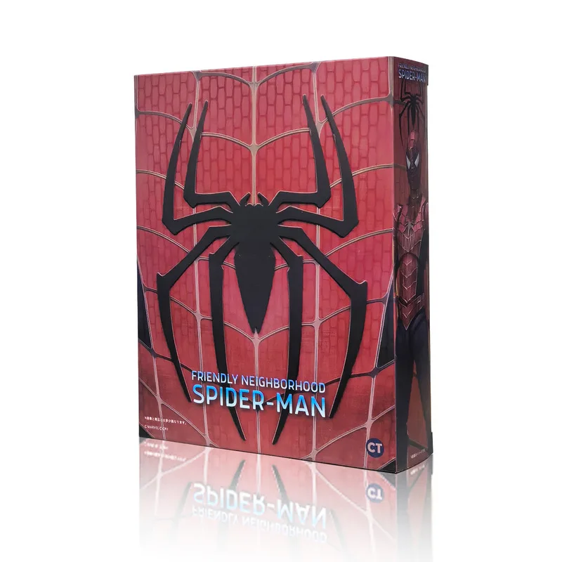 Ct Spiderman Heroes Never Return Shf Tobey Maguire بدلة سوداء كلاسيكية متحركة شخصيات كرتونية نموذج الحلي لعبة هدية الكريسماس #6