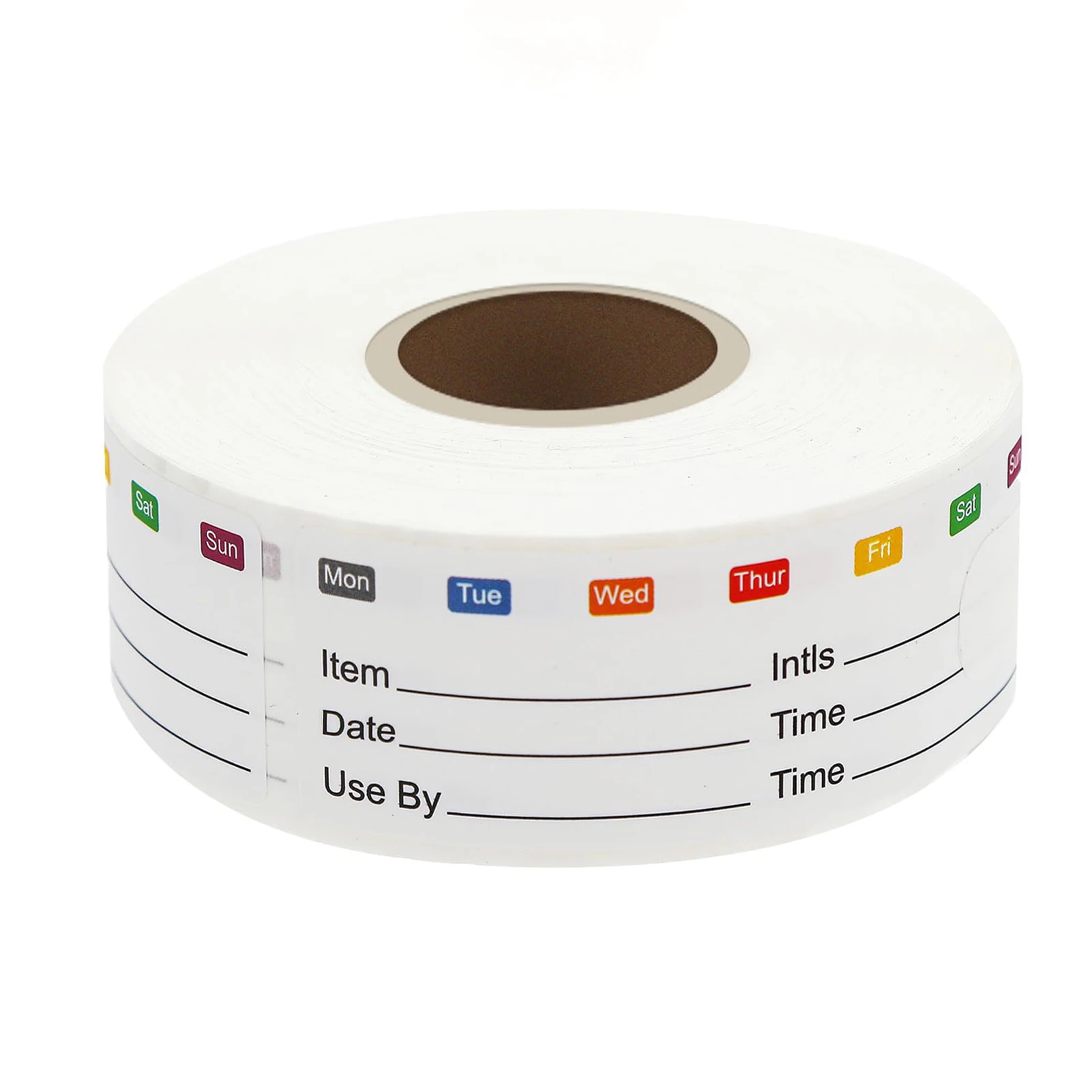 300Pcs 1*3in Freezer Container Content Marking Labels Adhesive Stickers Waterproof Tear-Resistant Scratch-Resistant Date and Time Food Storage Stickers Jar Labels Classification Marking Management Stickers