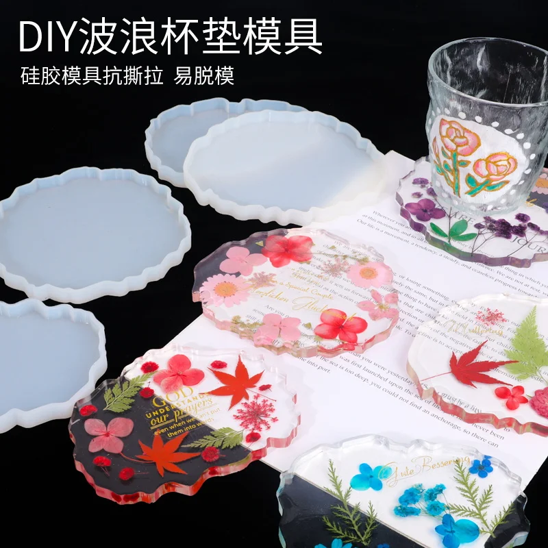 

High Transparent Crystal Epoxy Mold Silicone Cat Claw Handmade DIY Material Pack Dried Flower Bookmark Eternal Flower Coaster