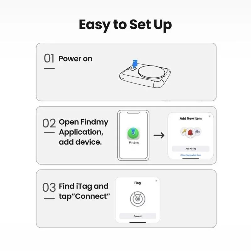스마트 추적기 분실 방지 장치, 에어태그 로케이터, 양방향 검색 알람, 에어태그 가방 키, 애완 동물 찾기, 애플 iOS용
