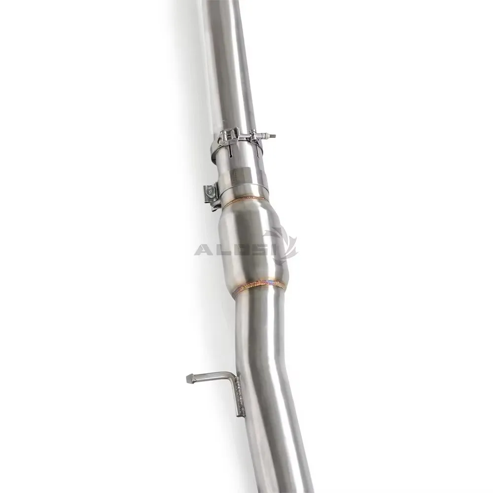 ALOSI Cat Back Exhaust System for Infiniti Q70 2013-2019 2.5/3.5/3.7 Large Caliber Pointed Design with Front Y-Shaped Pipe