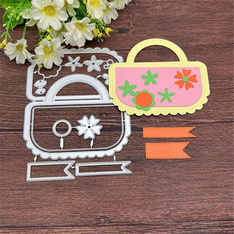 Frame Beautiful bag topper head Metal Cutting Dies Stencils For DIY Scrapbooking Decorative Embossing Handcraft Template