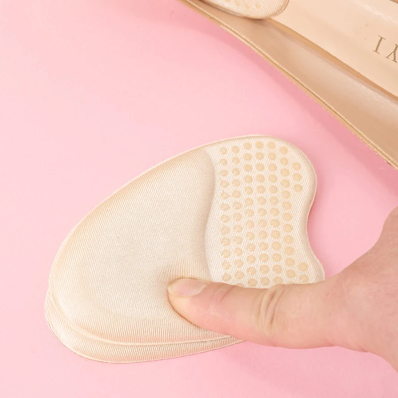 Forefoot Insert Cushion Pads Women Soft Orthopedic Insoles High Heels Insoles Anti-slip Foot Pain Relief Pads Gel Shoe Insert