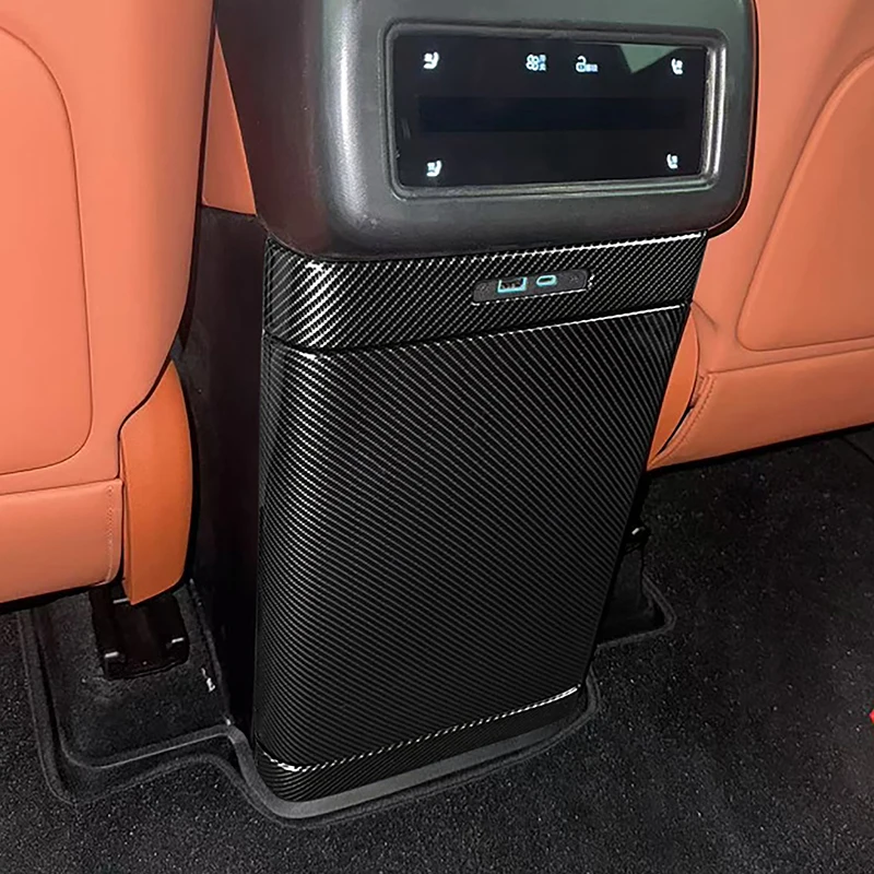 

Стайлинг автомобиля, выходная панель заднего кондиционера, декоративная накладка для BYD Tang 2025, цвет углеродного волокна, аксессуары для интерьера