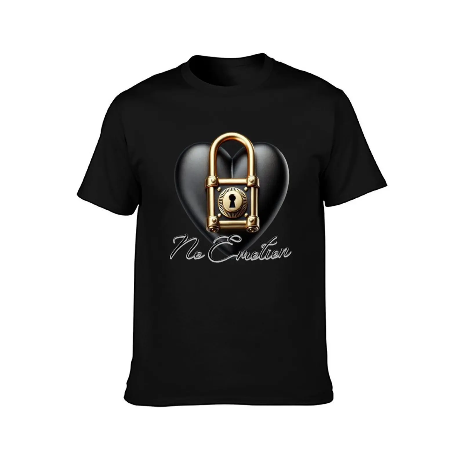 No Emotion T-Shirt Simple Casual Short Sleeve Cotton T-Shirt