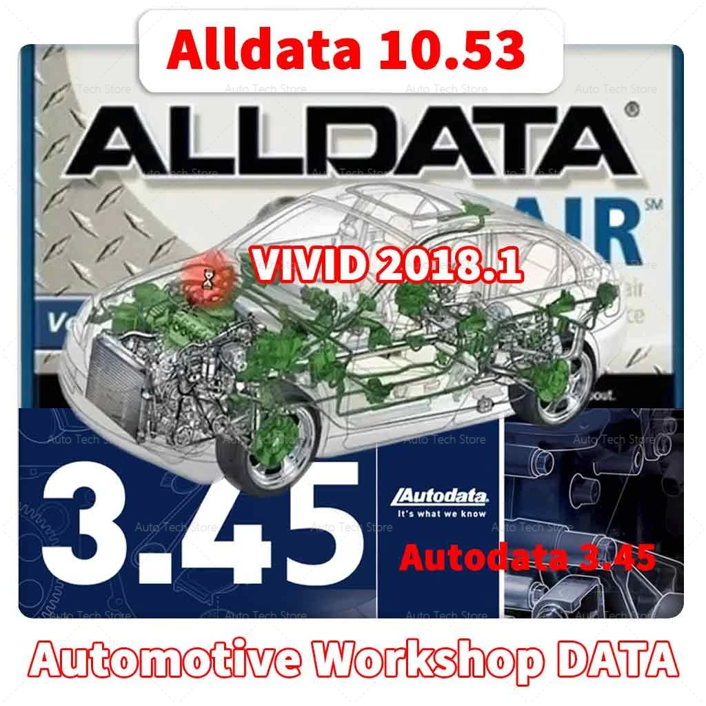 

Autodata 3,45 + программное обеспечение alldata 10,53 + Vivid 2018.1 (Atris-Technik) в жестком диске Автомобильная мастерская DATA Программное обеспечение для авторемонта