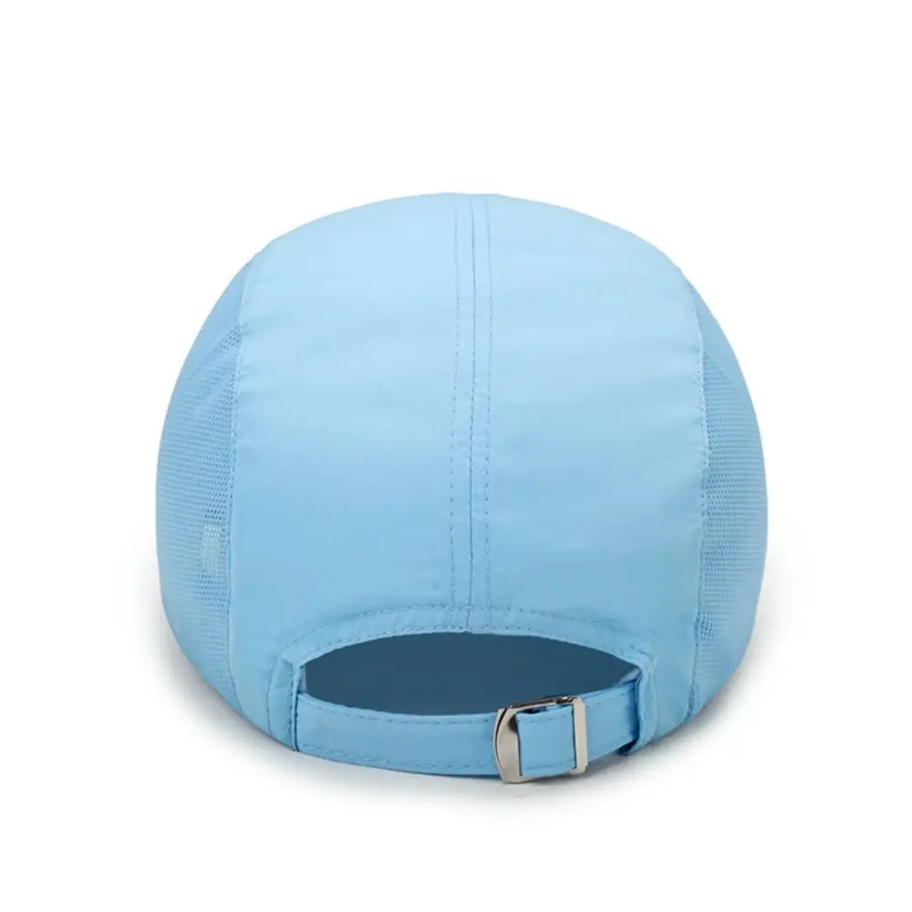 Outdoor Quick Dry Baseball Cap Breathable Adjustable Mesh Cap Unisex With Visor Breathable Running Visor Hat Women Men
