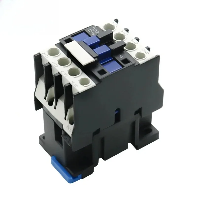 CJX2-1810 18A 3 Pole AC Contactor Din Rail Mount 3 Phase 3P+1NO Normal Open Coil Voltage Optional 24V/36V/110V/220V/380V 50/60Hz