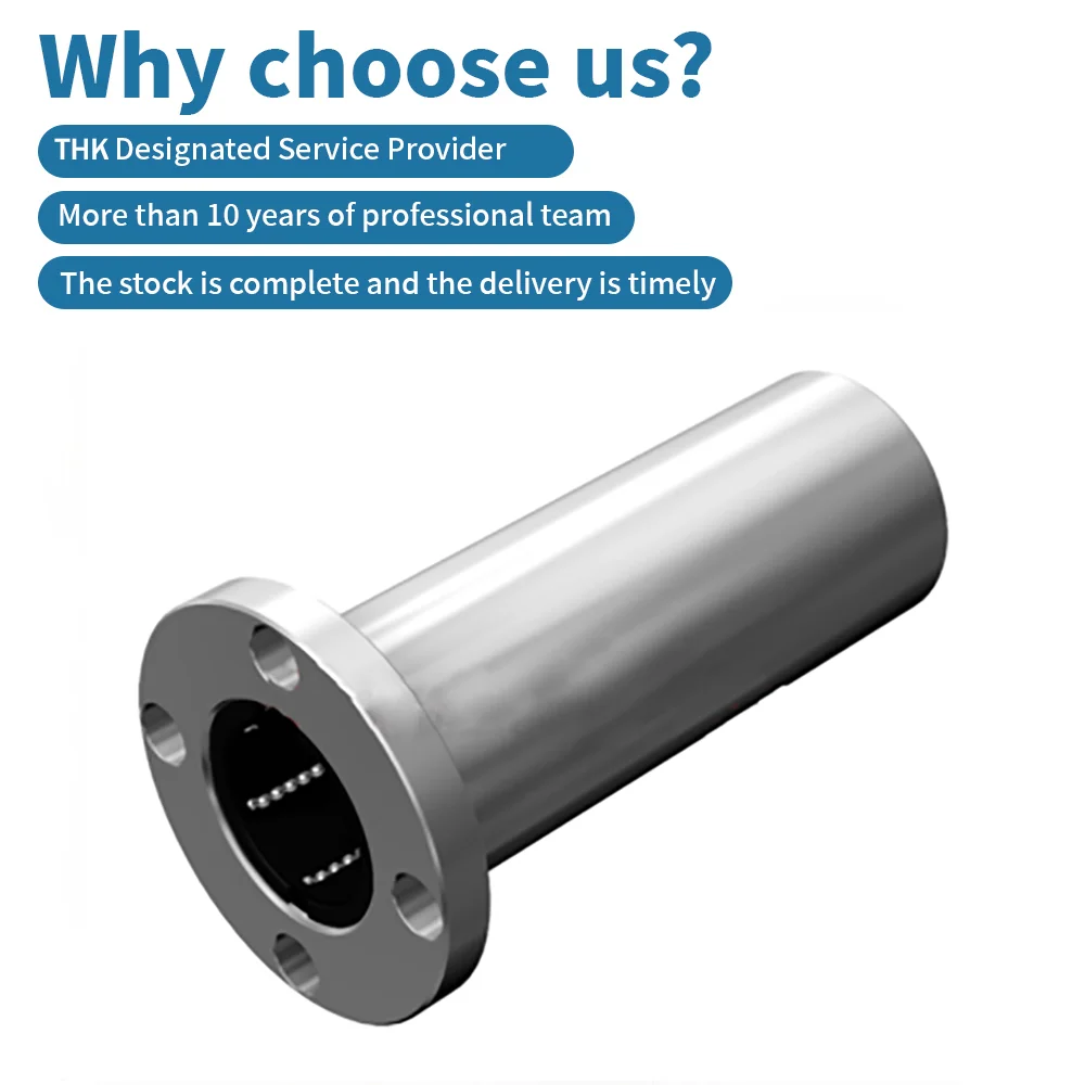 THK Linear Bearings LMF6LUU LMF8LUU LMF10LUU LMF12LUU LMF13LUU LMF16LUU LMF20LUU LMF25LUU LMF30LUU