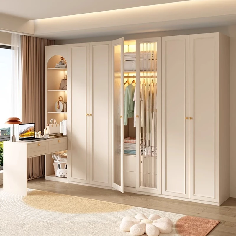 

Modern Luxury Wardrobe Storage Organizer Wooden Home Wardrobe Drawer System Armarios Dormitorio Nordic Furniture Bedroom
