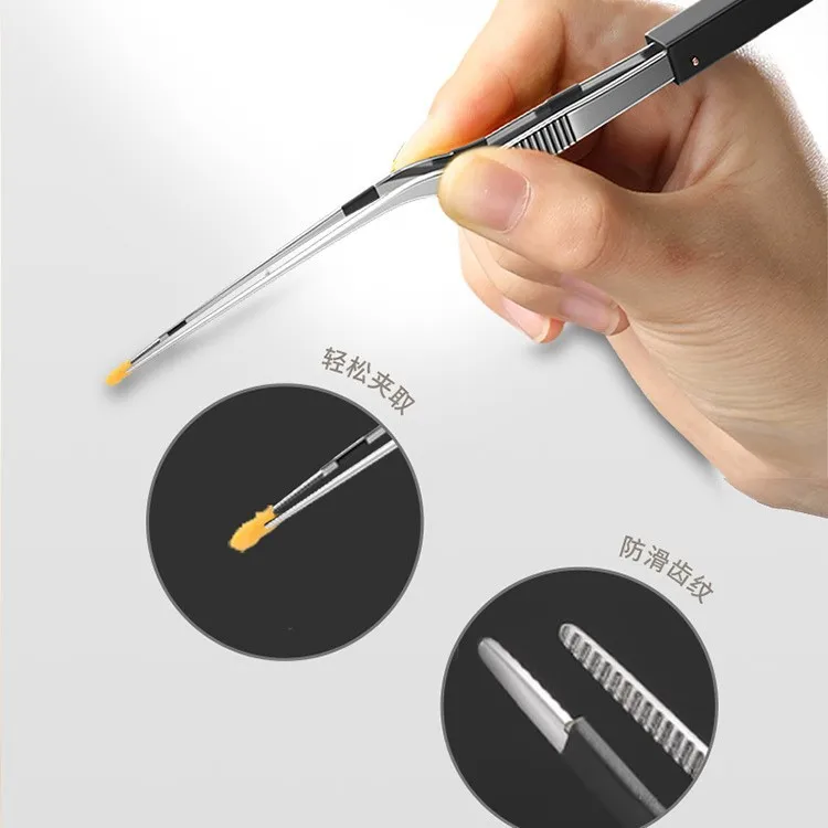 Children Ear Scoop Luminous Earwax Tweezers Silicone Advanced Visual Cerumen Hook Charging Ear Scraping Professional Tools ears