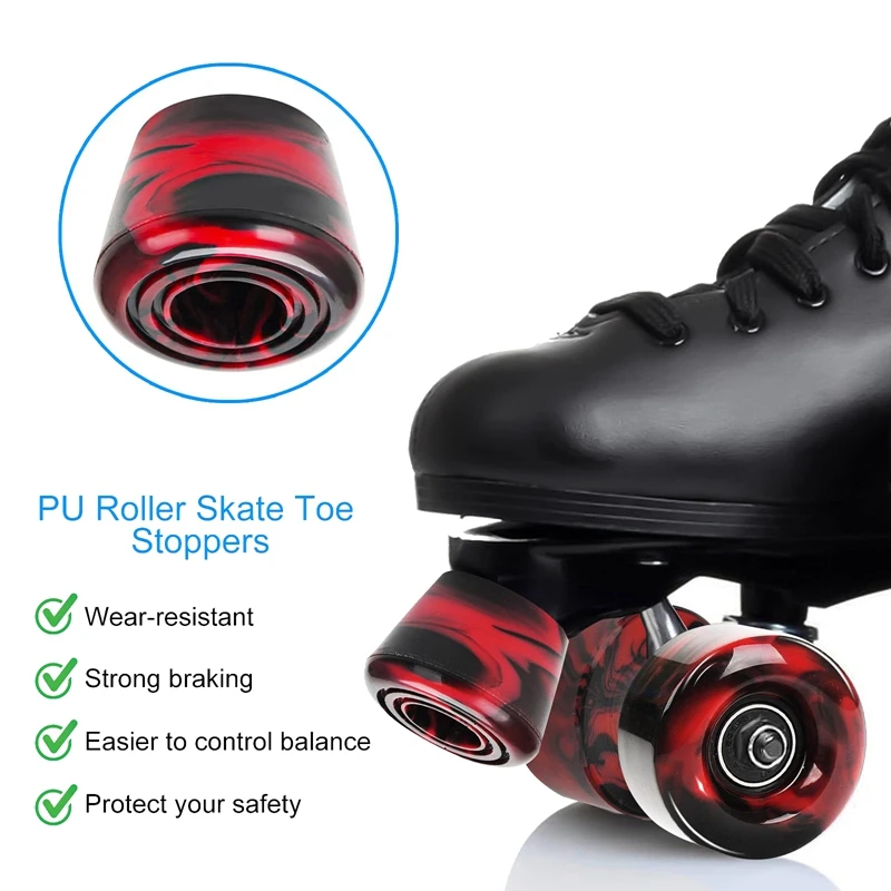 8 Pack LED Wheel Roller Skate Wheels With Bearings 32Mm X 58Mm Roller Skating Accessories