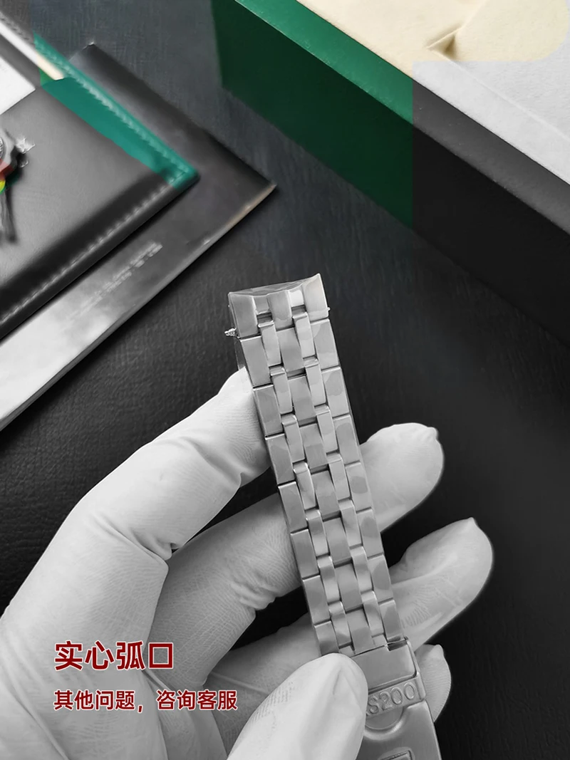 FUYIJIA 남성 맞춤형 T-iss-ot T067 오리지널 시계 밴드, 곡선 인터페이스, 316L 스테인리스 스틸 스트랩, 안전 버클 팔찌, 19mm