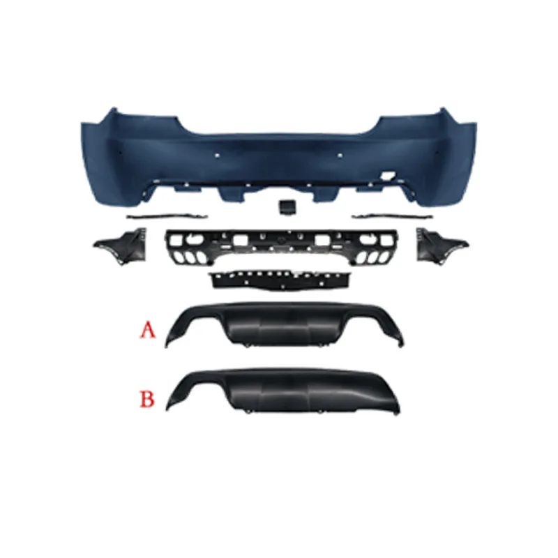 Rear Bumper Kit for BMW 5 Series E60 2004-2010, MT Conversion Kit, Car Body Parts, Styling Accessories