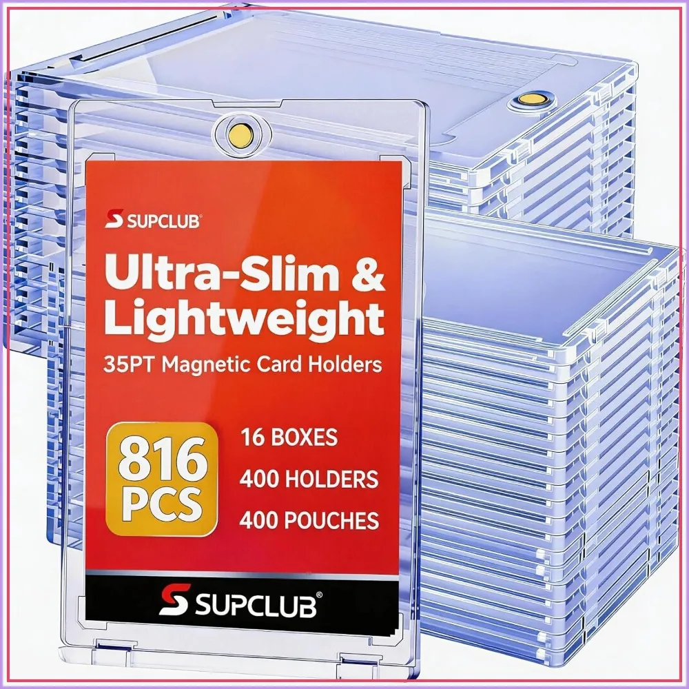 400 Magnetic Card Holder Case Protectors 35PT for Baseball Trading Cards