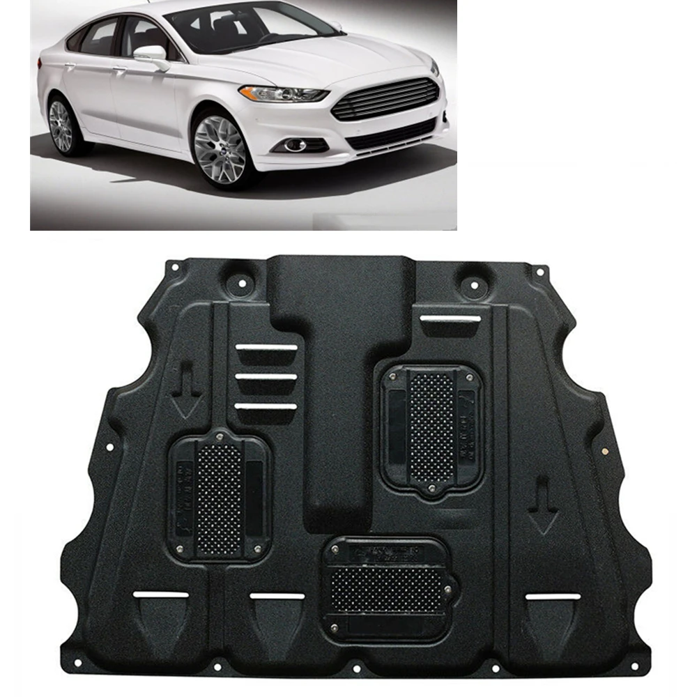 Car Under Engine Guard Board Splash Shield Mud Fender Plate Mudflap Molding Mudguard Panel For Ford Fusion Mondeo 2013-2017