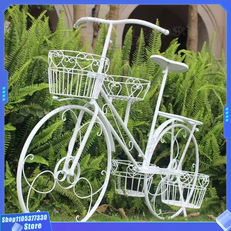 Oniya Rust Proof Metal Plant Stand Indoor Outdoor Iron Flower Pot Holder Space Saving Design for Garden Balcony Living Room