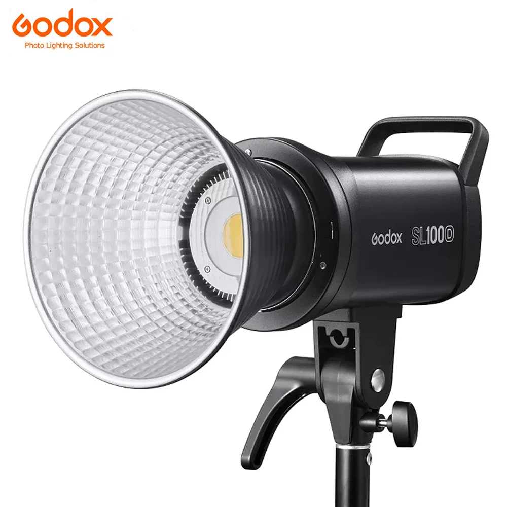 

Godox SL100D SL100Bi 100W 5600K SL Series Video Light LCD Panel LED Outdoor Light Continuous Output Bowens Mount Studio Lighting