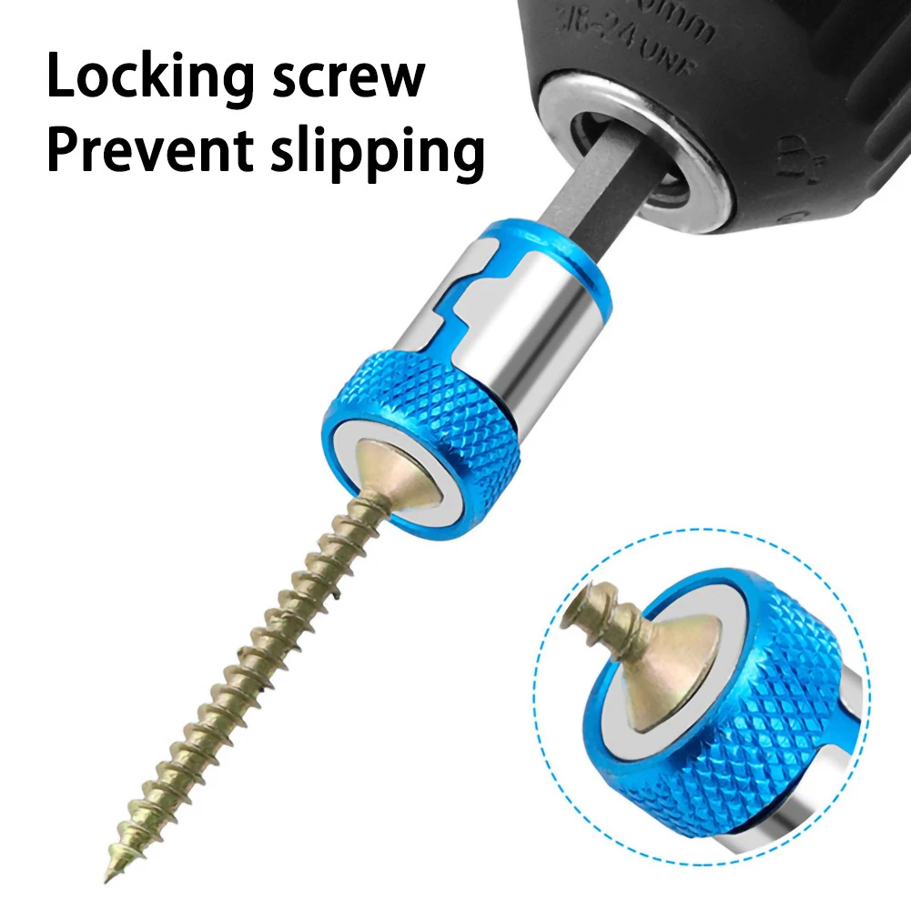 1PCS Universal Magnetic Ring Alloy Magnetic Ring Screwdriver Bits Anti-corrosion Strong Magnetizer Drill Bit Magnetic Ring