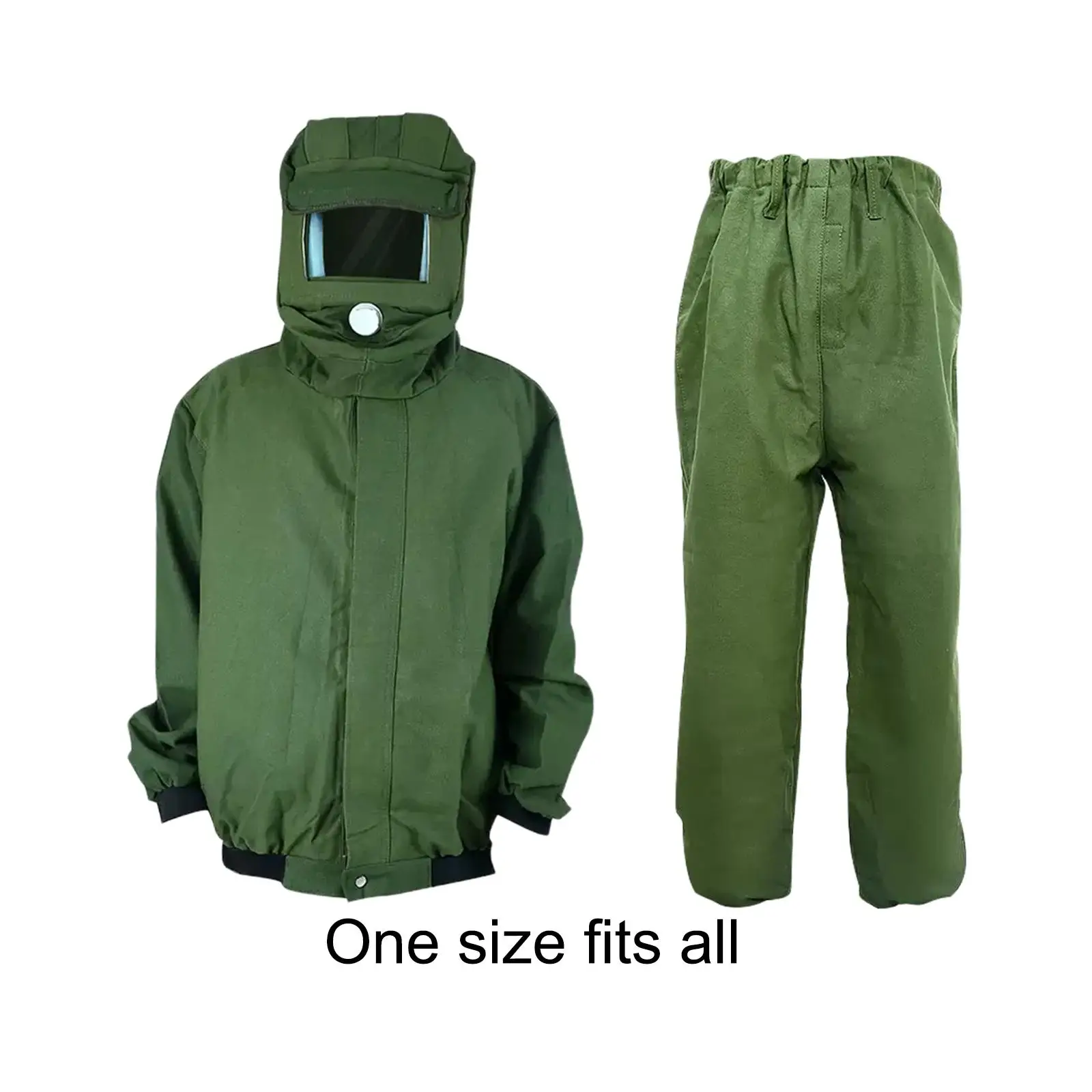 Sand Blasting Suit Canvas Sandblasting Clothing for Grinding Shipbuilding Welder