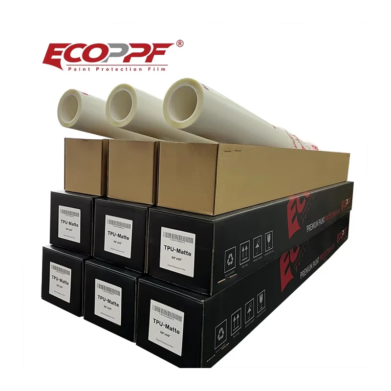 

Non-yellow Self Healing Matte Paint Protection Film TPU PPF Clear PPF Covering Film for Car