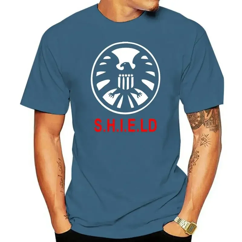 S.H.I.E.L.D Logo slim Fit T-Shirt Size 3XL Man Clothing Top Tee New Arrival T-Shirt mens designer clothes Short Sleeve manga