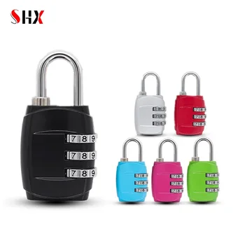 4 Dial Digit Password Lock Combination Suitcase Luggage Metal Code Password Locks Padlock Travel Safe Anti-Theft Cijfersloten