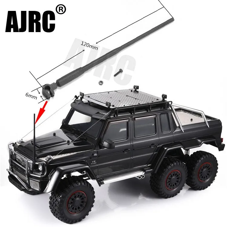 

Для Traxxas Trx-4 G500 Trx-6 G63 передняя антенна, имитация переднего сигнального кабеля 1/10, гусеничные радиоуправляемые автомобильные детали