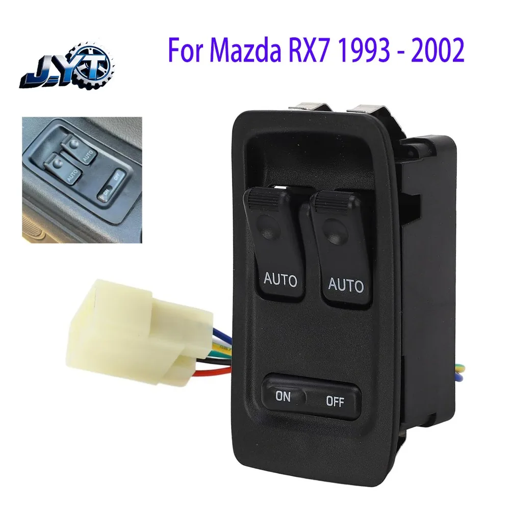 For Mazda RX7 1993 1994 1995 1996 1997 1998 - 2002 Front Left Electric Power Master Window Switch Button 2 AUTO Car Accessories