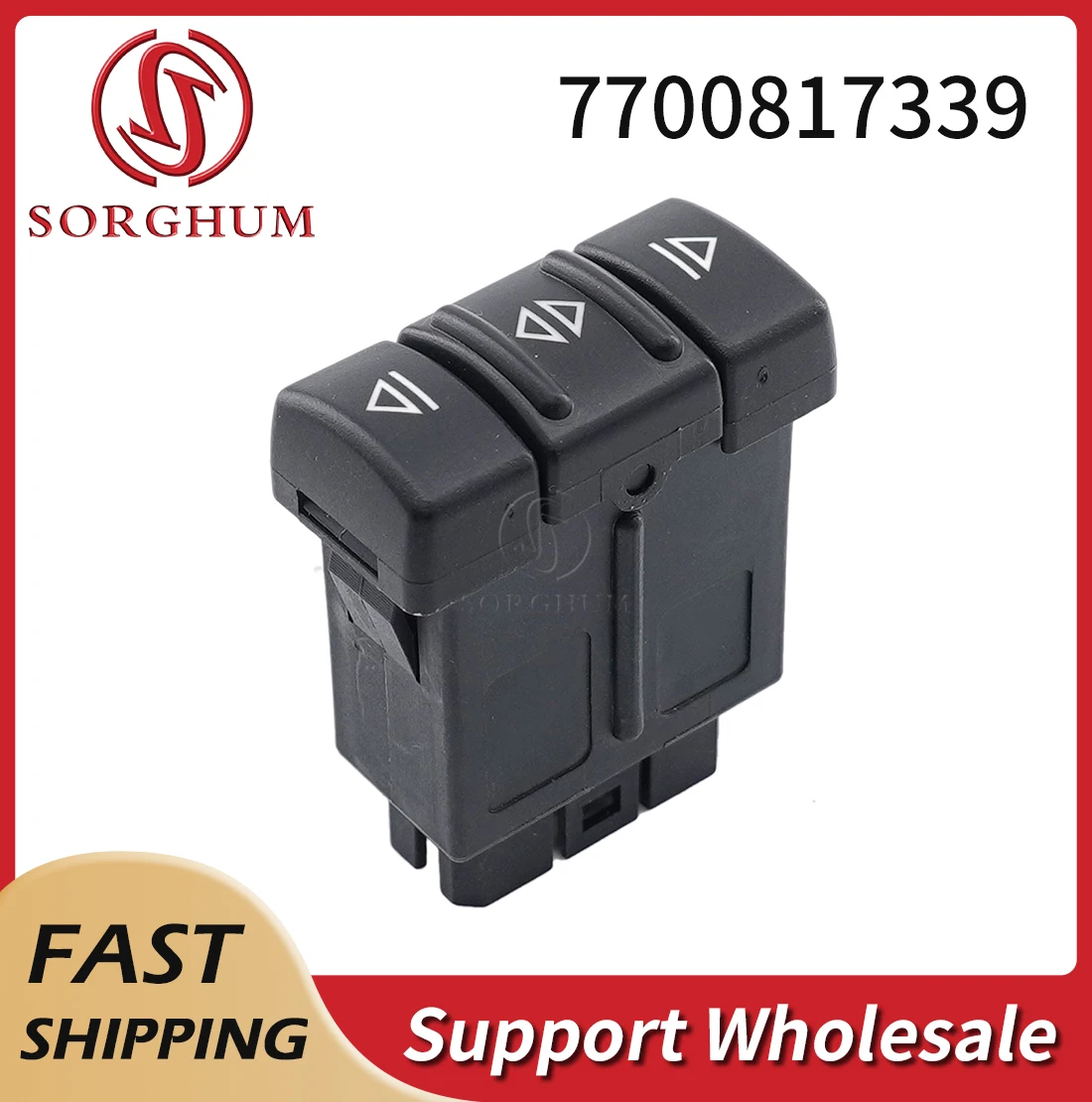 

Sorghum 7700817339 Car Auto Electric Power Window Control Lifter Switch Master Button For Renault 19 II Cabriolet Chamade Kasten