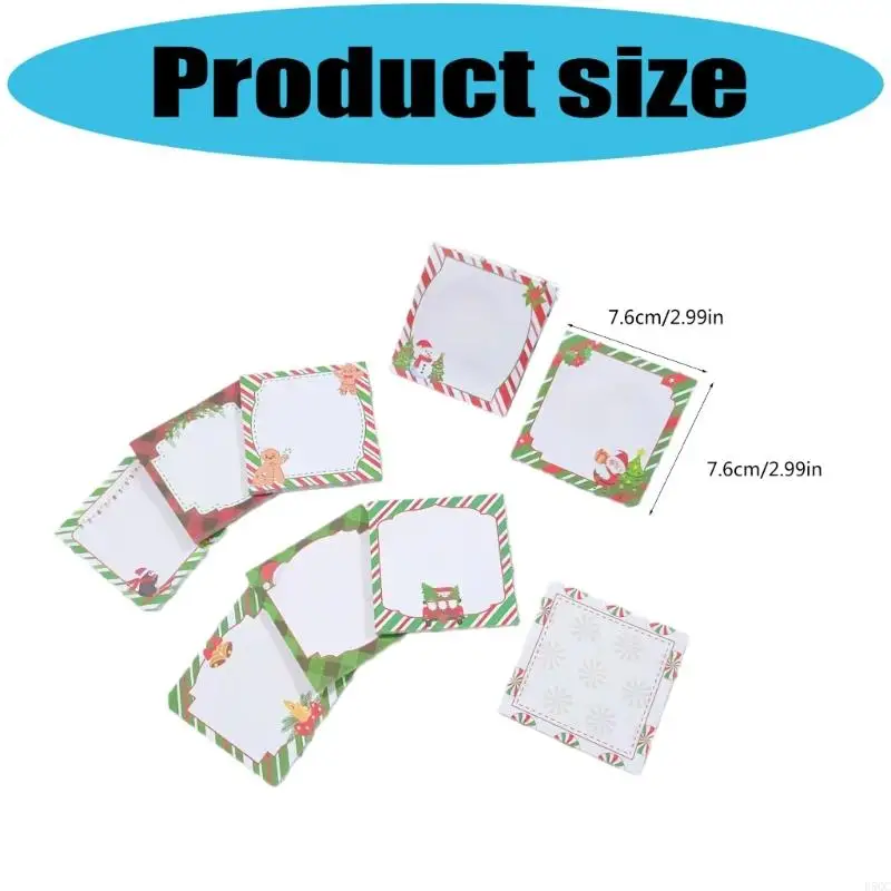 Set dischi natalizi collosi da 9 pezzi Pianificatore trasportabile in carta spessa non scolata D5QC