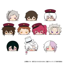 Anime Bungou Stray Dogs 8cm Mochi Stuffed Plush Dolls Vol.4 Dazai Nakajima Nakahara Oda Sakunosuke Pendant Toys Fans' Kids Gifts