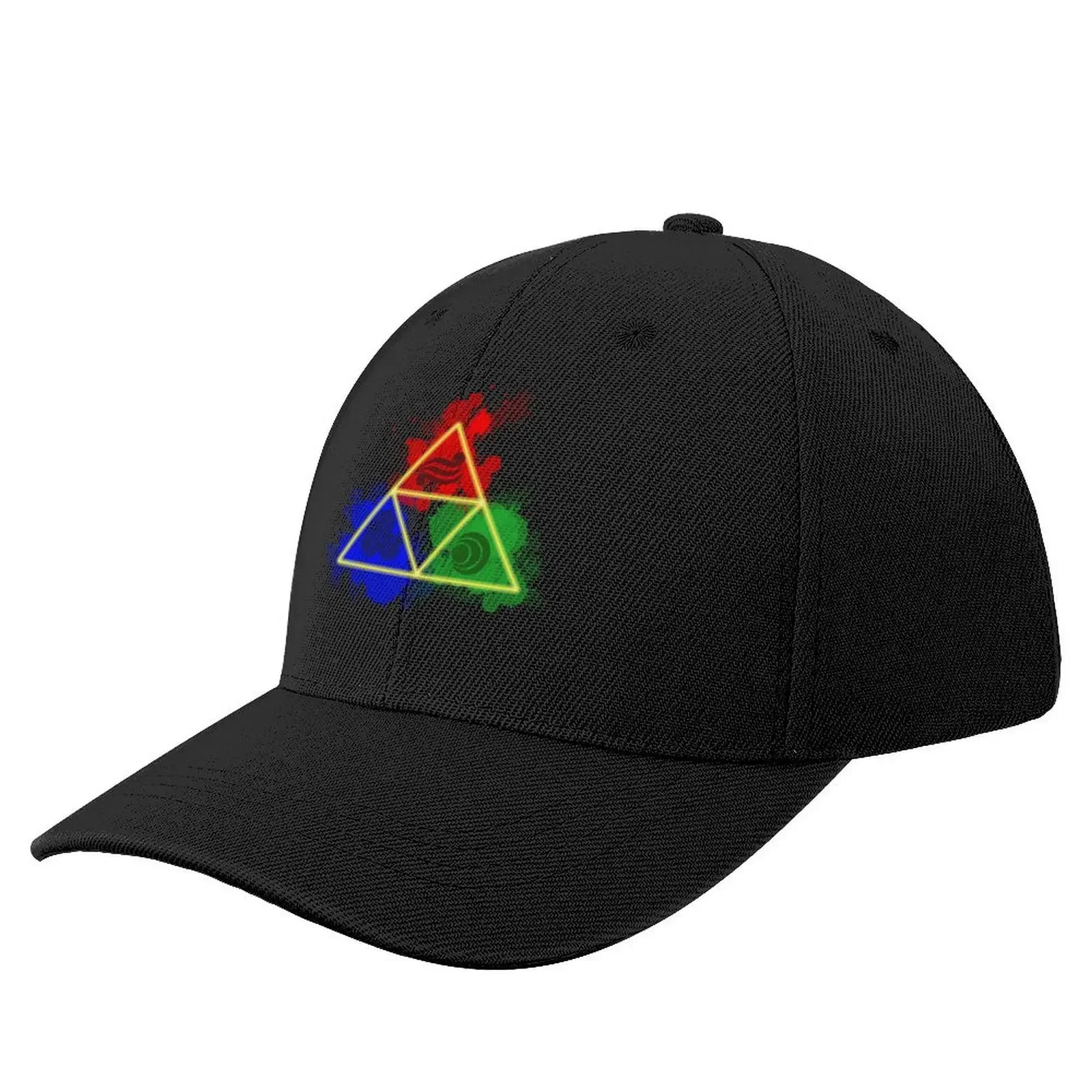 Triforce Pieces - Paint Splatter Baseball Cap Mountaineering Christmas Hat Hat Baseball Cap Women's Golf Wear Men's