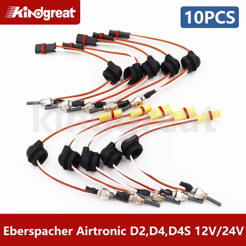 10PCS/Lot Parking Heater Glow Plug 252070011100 252069011300 Service Kits For Eberspacher Airtronic D2,D4,D4S 12V 24V Heaters