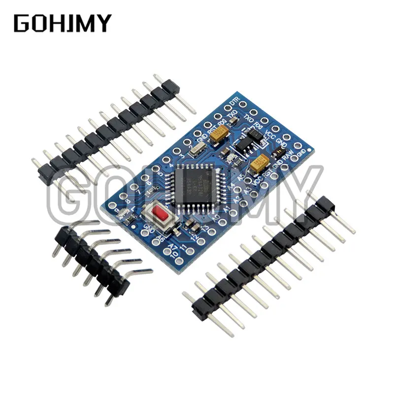 Pro Mini 328 Mini 3.3V/8M 5V/16M ATMEGA328 ATMEGA328P-AU 3.3V/8MHz 5V/16MHZ for Arduino