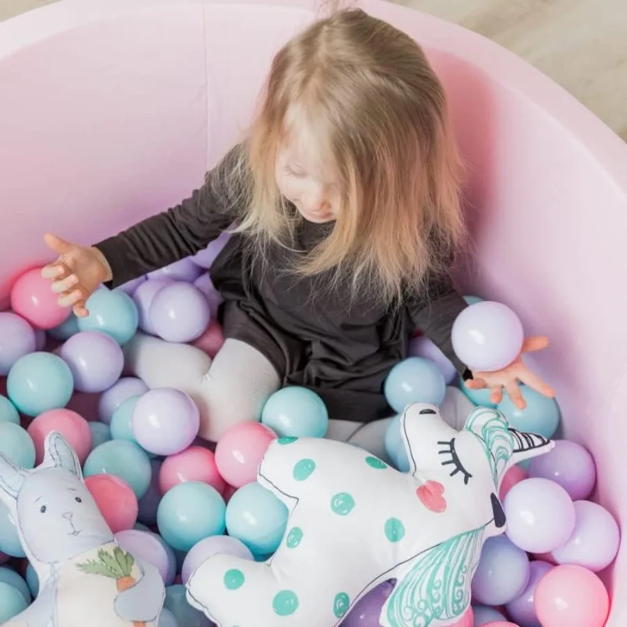 Ball Pit Balls 200 bolas de plástico para juego de bolas, parque infantil, bolas de casa de rebote a prueba de aplastamiento, pelota de piscina de plástico para niños pequeños