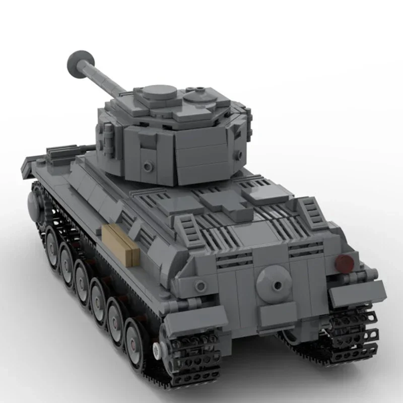 Military Model Moc Building Bricks 44m TAS Hungarian Medium Tank Technology Modular Blocks Gift Christmas Toys DIY Sets Assembly