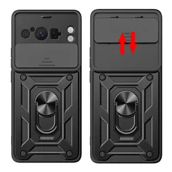 Camera Protect Case For Googel Pixel 6 8 Pro Armor Hybrid Ring Back Cover