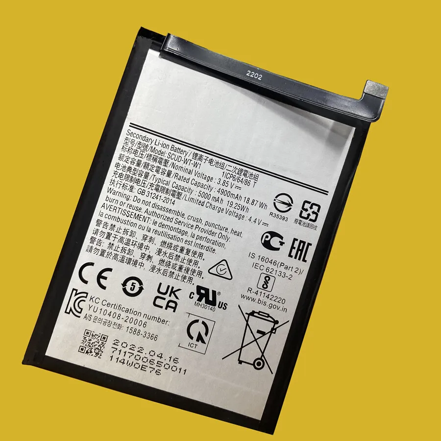 SCUD-WT-W1 4900mAh Battery for A22 5G SM-A226L A22s SM-A226 A226B