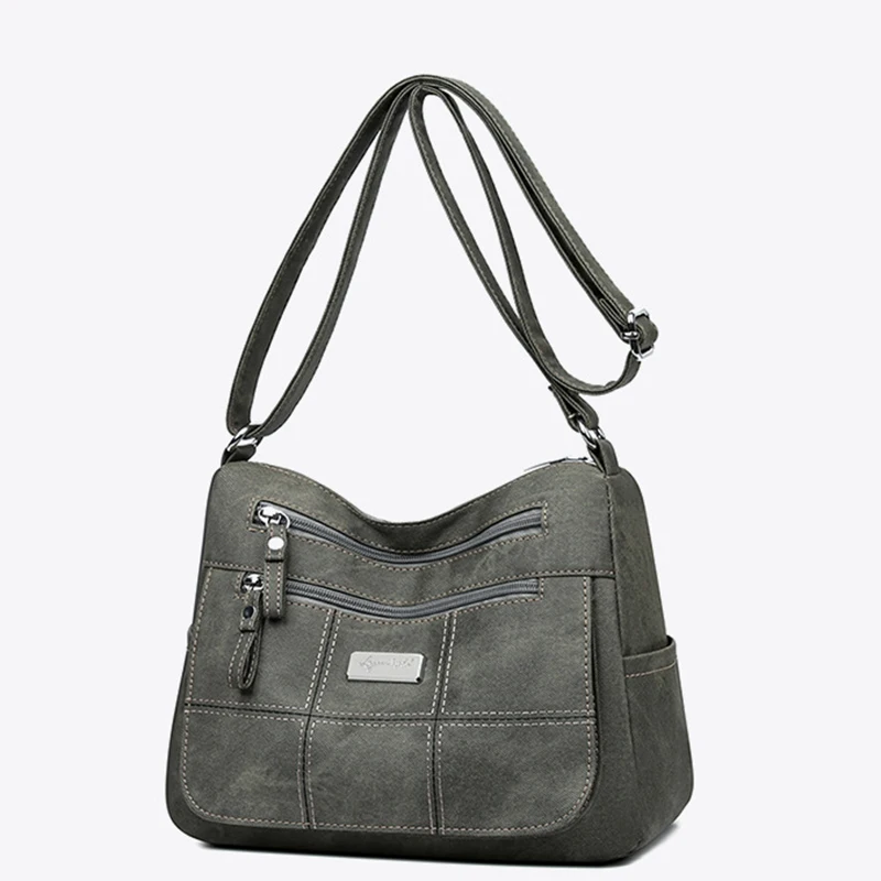 Damen Canvas Umhängetasche Mode Multifunktionale Outdoor Umhängetasche Damen Pendler Große Kapazität Umhängetasche Umhängetasche – Detail 17