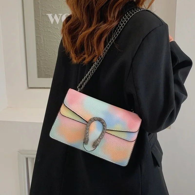 حقيبة يد نسائية عصرية إلى الأمام - حقيبة وسادة تحت الإبط على طراز المدرسة JK للطلاب في الحرم الجامعي، تصميم بسيط بعد إبداعي