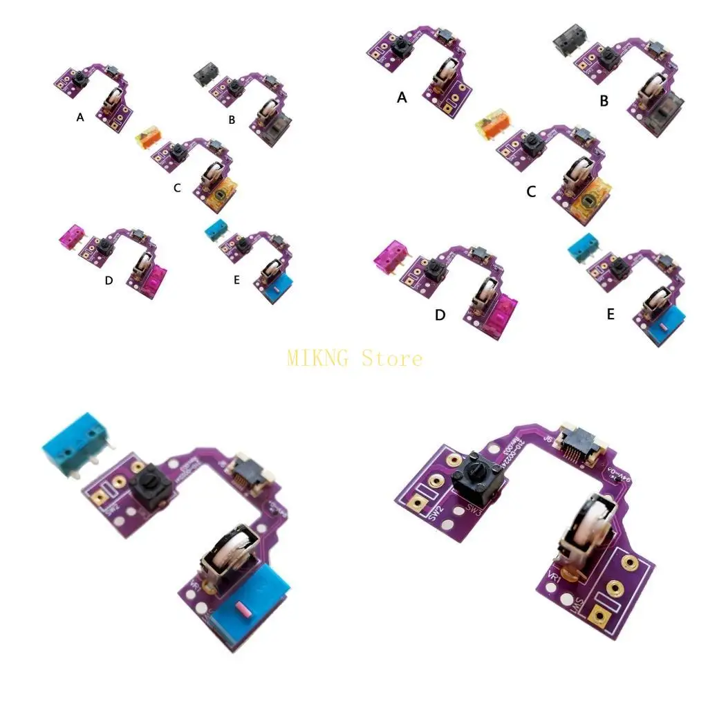 

Mouse Micro Switch Motherboard Circle Board for Kailh- GM8.0 /TTC- 80Million /150Million/HUANO-80Million Welding best sale