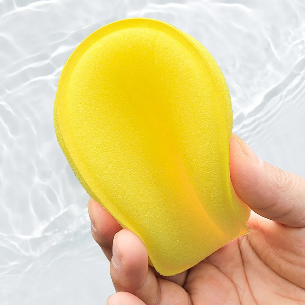 5/10Pcs Car Waxing Polish Foam Sponge Applicator Pads 10CM Yellow Cleaning Sponge Washing Tool Auto Cleaning Accessories